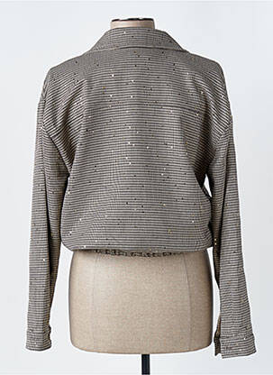 Veste casual finition intérieure doublée noir CIVICO 1 femme
