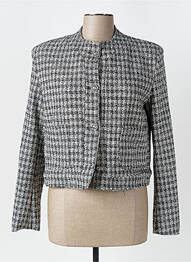 Veste casual col rond noir ALTAMIRA femme