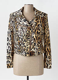 Veste casual finition intérieure doublée marron ANGELA DAVIS femme