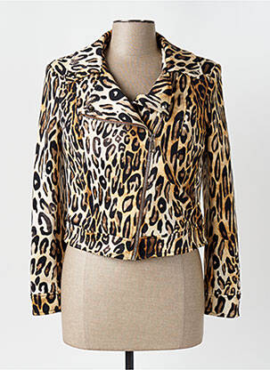Veste casual finition intérieure doublée marron ANGELA DAVIS femme