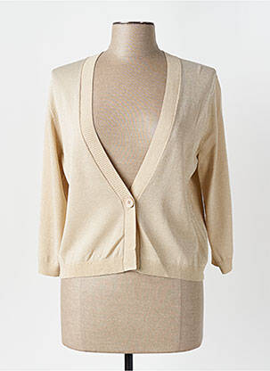 Gilet manches longues manches 3/4 or DIANA GALLESI femme