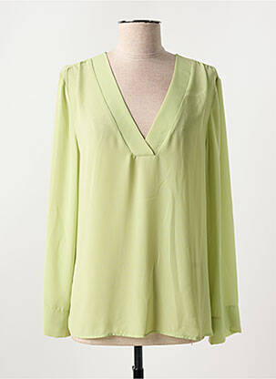Blouse manches longues manches longues vert DIANA GALLESI femme