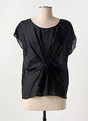 Top manches courtes manches courtes noir DIANA GALLESI femme