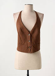 Gilet sans manche marron KING KONG pour femme seconde vue