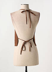 Gilet sans manche marron KING KONG pour femme seconde vue