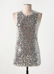 Top argent ANGELA DAVIS pour femme seconde vue