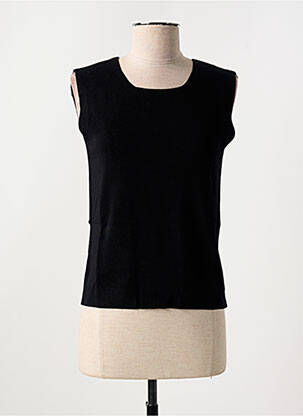 Top noir ANGELA DAVIS pour femme