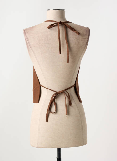 Gilet sans manche marron KING KONG pour femme