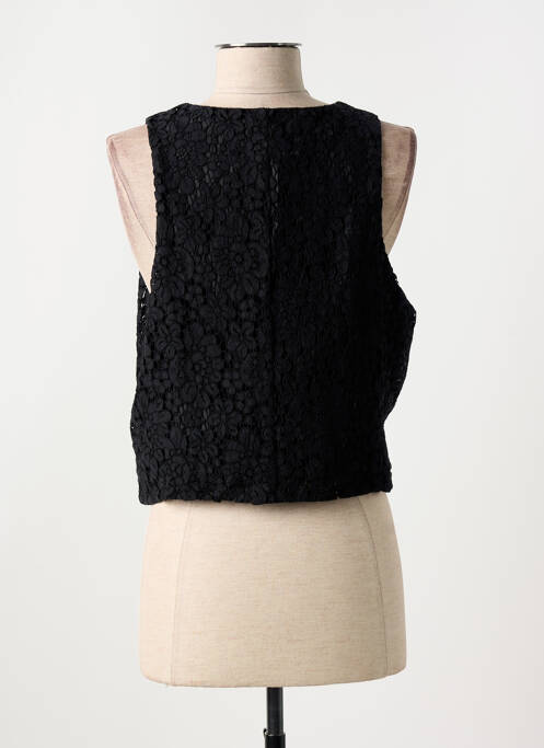 Gilet sans manche noir ANGELA DAVIS pour femme