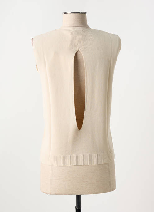 Top beige clair ANGELA DAVIS femme