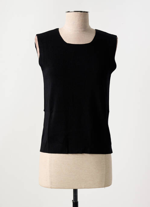 Top noir ANGELA DAVIS pour femme