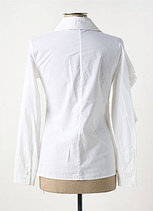 Chemisier coupe cintrée manches longues beige ANGELA DAVIS femme