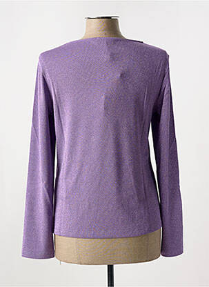 Top stretch manches longues violet DIANA GALLESI femme