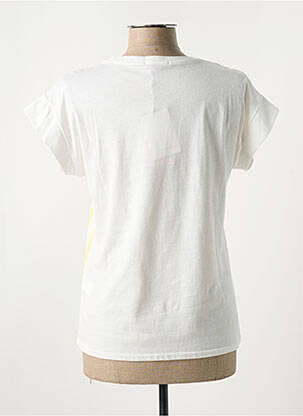 T-shirt sérigraphie manches courtes jaune ALTAMIRA femme