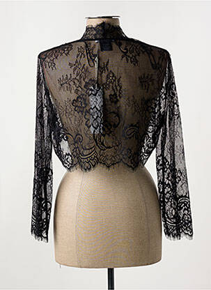 Boléro légère et transparente noir GINA BACCONI femme