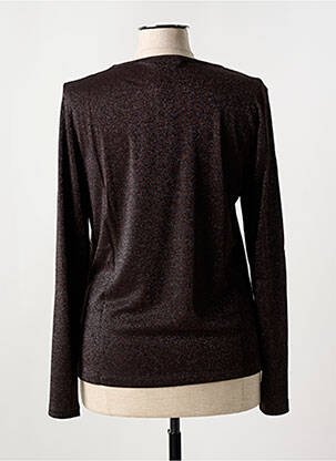 Top stretch manches longues marron DIANA GALLESI femme