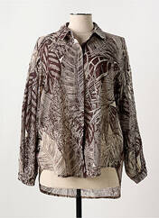 Chemisier marron CIVICO 1 pour femme seconde vue