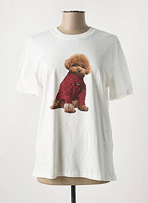 T-shirt beige LUMINA pour femme