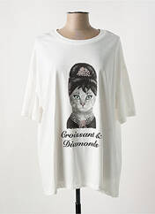 T-shirt blanc LUMINA pour femme seconde vue