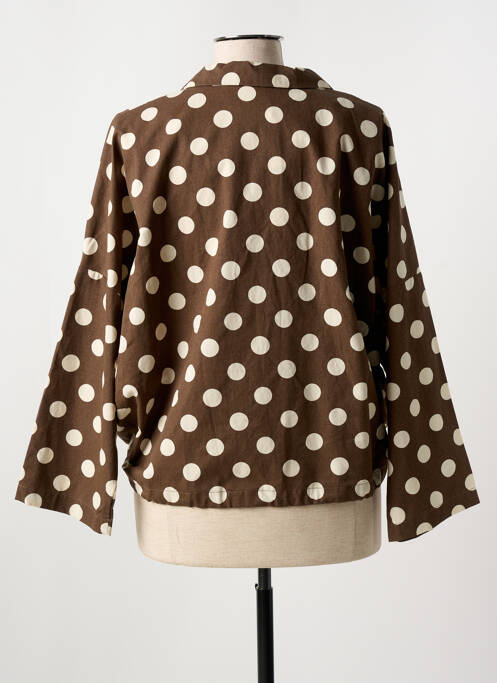 Blazer marron GIOYA & CO pour femme