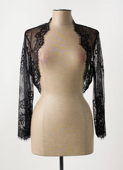 Boléro noir GINA BACCONI pour femme