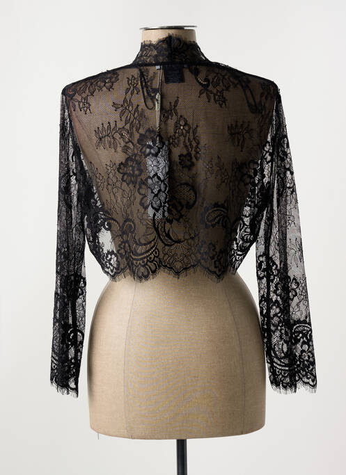 Boléro noir GINA BACCONI pour femme