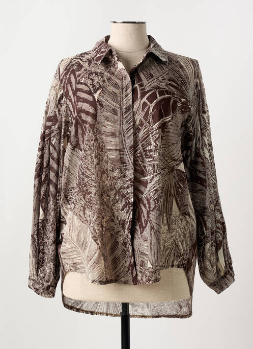 Chemisier marron CIVICO 1 pour femme