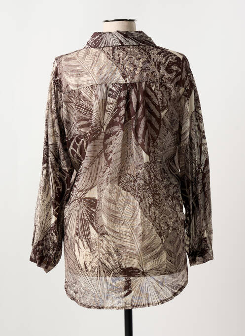 Chemisier marron CIVICO 1 pour femme