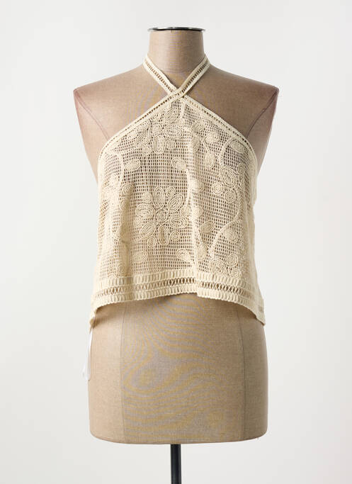 Top beige LUMINA pour femme