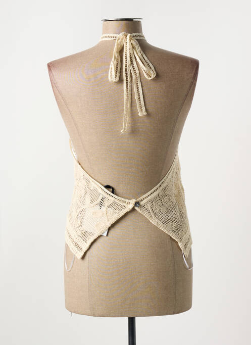 Top beige LUMINA pour femme