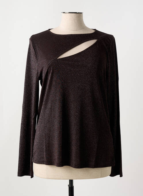 Top marron DIANA GALLESI pour femme