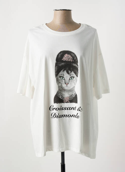 T-shirt blanc LUMINA pour femme