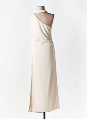 Robe longue beige ANGELA DAVIS pour femme seconde vue