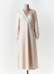 Robe longue beige ANGELA DAVIS pour femme seconde vue