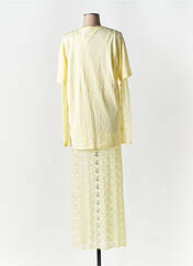 Robe longue jaune LUMINA pour femme seconde vue