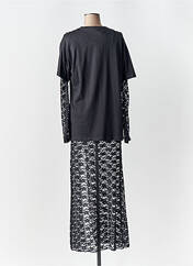 Robe longue noir LUMINA pour femme seconde vue