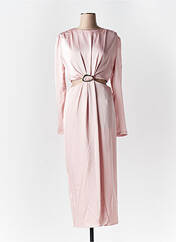 Robe longue rose LUMINA pour femme seconde vue