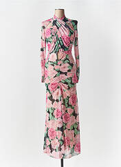 Robe longue rose LUMINA pour femme seconde vue