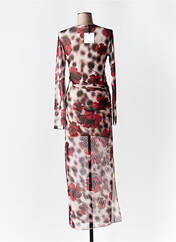 Robe longue rouge LUMINA pour femme seconde vue