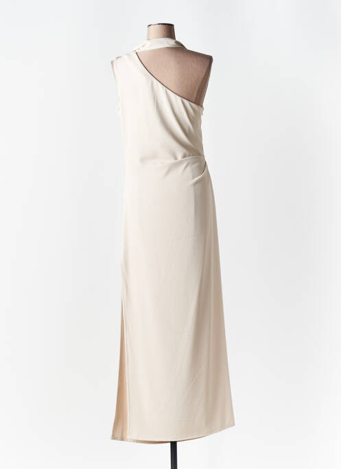 Robe longue beige ANGELA DAVIS pour femme