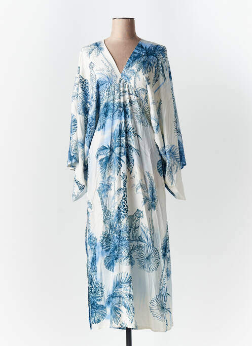 Robe longue bleu LUMINA pour femme