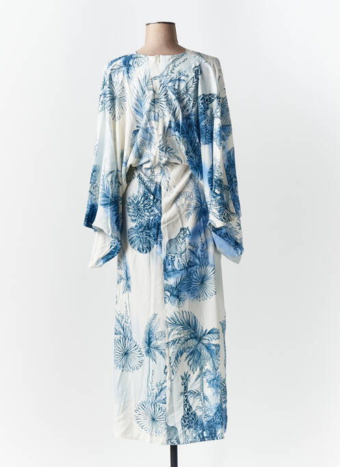 Robe longue bleu LUMINA pour femme