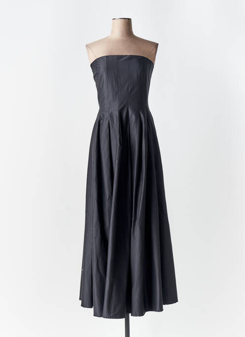 Robe longue noir ANGELA DAVIS pour femme