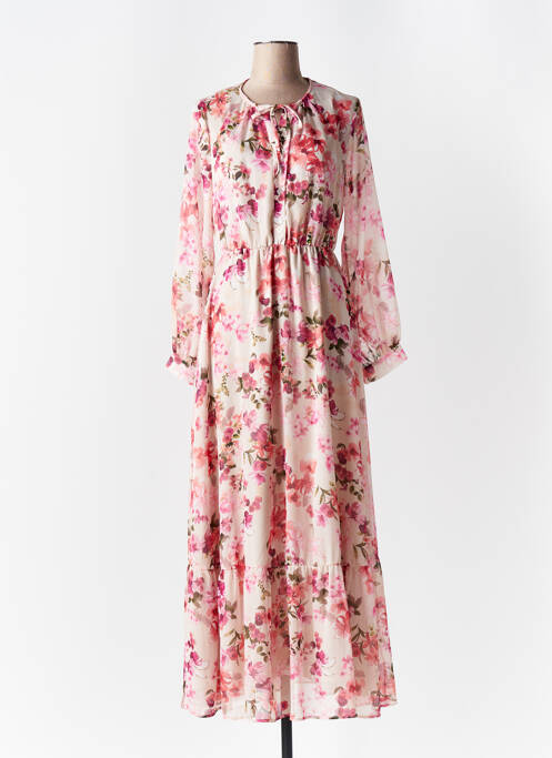 Robe longue rose CIVICO 1 pour femme