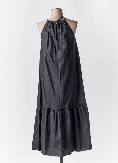 Robe mi-longue noir ANGELA DAVIS pour femme