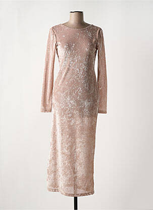 Robe longue manches longues manches longues or CIVICO 1 femme