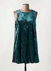 Robe courte vert ANGELA DAVIS pour femme seconde vue