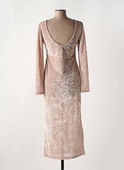 Robe longue or CIVICO 1 pour femme seconde vue