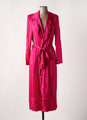 Robe longue rose ANGELA DAVIS pour femme seconde vue