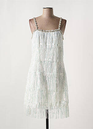 Robe mi-longue blanc CIVICO 1 pour femme